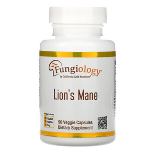 Отзывы о California Gold Nutrition, Lion's Mane, Full Spectrum, Organic Certified, 90 Veggie Capsules