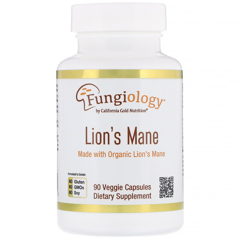 California Gold Nutrition, Lion's Mane, Full Spectrum, Organic ...