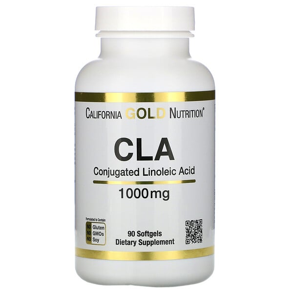 California Gold Nutrition‏, CLA، ‏Clarinol، حمض اللينوليك المقترن، 1000 ملجم، 90 كبسولة هلامية