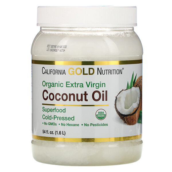 California Gold Nutrition, ΠΡΠ³Π°Π½ΠΈΡΠ΅ΡΠΊΠΎΠ΅ ΠΊΠΎΠΊΠΎΡΠΎΠ²ΠΎΠ΅ ΠΌΠ°ΡΠ»ΠΎ ΠΏΠ΅ΡΠ²ΠΎΠ³ΠΎ Ρ
ΠΎΠ»ΠΎΠ΄Π½ΠΎΠ³ΠΎ ΠΎΡΠΆΠΈΠΌΠ°, 1,6Β Π» (54Β ΠΆΠΈΠ΄ΠΊ.Β ΡΠ½ΡΠΈΠΈ)