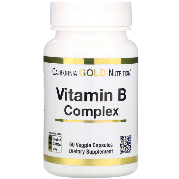 California Gold Nutrition, B-Complex, ΠΊΠΎΠΌΠΏΠ»Π΅ΠΊΡ Π½Π΅Π·Π°ΠΌΠ΅Π½ΠΈΠΌΡΡ
Π²ΠΈΡΠ°ΠΌΠΈΠ½ΠΎΠ² B, 60 ΡΠ°ΡΡΠΈΡΠ΅Π»ΡΠ½ΡΡ
ΠΊΠ°ΠΏΡΡΠ»