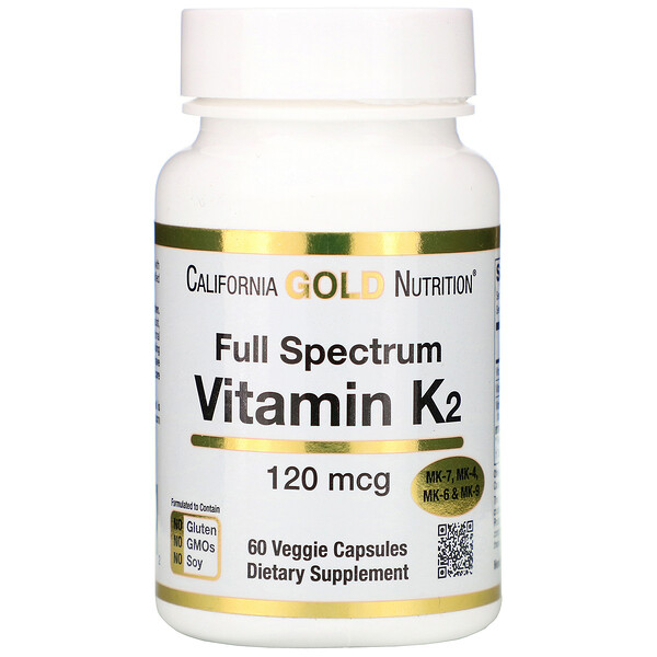 California Gold Nutrition, ΠΠΈΡΠ°ΠΌΠΈΠ½ Π2 (Π² Π²ΠΈΠ΄Π΅ ΠΠ-4, ΠΠ-6, ΠΠ-7, ΠΠ-9), 120 ΠΌΠΊΠ³, 60 ΡΠ°ΡΡΠΈΡΠ΅Π»ΡΠ½ΡΡ
ΠΊΠ°ΠΏΡΡΠ»