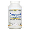 California Gold Nutrition, омега-3, рыбий жир премиального качества, 240 капсул из рыбьего желатина