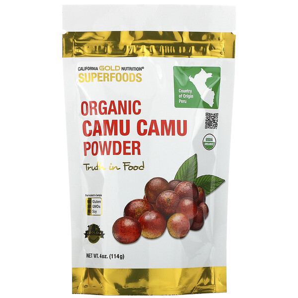 California Gold Nutrition, Bio-Camu-Camu-Pulver, 114 g (4 oz.)