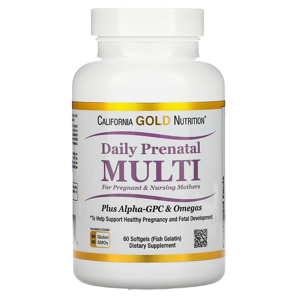California Gold Nutrition, Π΅ΠΆΠ΅Π΄Π½Π΅Π²Π½ΡΠΉ ΠΏΡΠ΅Π½Π°ΡΠ°Π»ΡΠ½ΡΠΉ ΠΌΡΠ»ΡΡΠΈΠ²ΠΈΡΠ°ΠΌΠΈΠ½Π½ΡΠΉ ΠΊΠΎΠΌΠΏΠ»Π΅ΠΊΡ Π΄Π»Ρ Π±Π΅ΡΠ΅ΠΌΠ΅Π½Π½ΡΡ
ΠΈ ΠΊΠΎΡΠΌΡΡΠΈΡ
ΠΆΠ΅Π½ΡΠΈΠ½, 60Β ΠΌΡΠ³ΠΊΠΈΡ
ΡΠ°Π±Π»Π΅ΡΠΎΠΊ ΠΈΠ· ΡΡΠ±ΡΠ΅Π³ΠΎ ΠΆΠ΅Π»Π°ΡΠΈΠ½Π°