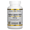California Gold Nutrition, Alpha Lipoic Acid, 600 mg, 120 Veggie Capsules