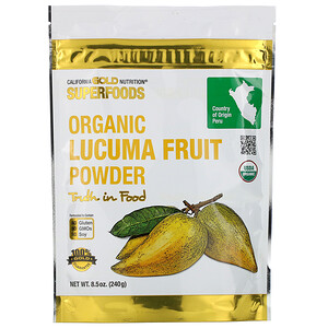 California Gold Nutrition, Superfoods, Organic Lucuma Fruit Powder, 8.5 oz (240 g) отзывы покупателей