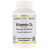 Vitamin D3, 250 mcg (10,000 IU), 360 Fish Gelatin Softgels