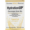 California Gold Nutrition, HydrationUP, mezcla para preparar bebidas con electrolitos, frutas tropicales, 20 paquetes, 4,8 g (0,17 oz) cada uno