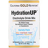 California Gold Nutrition, HydrationUP, mezcla para preparar bebidas con electrolitos, pack surtido, 20 paquetes, 4,2 g (0,15 oz) cada uno