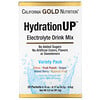 California Gold Nutrition, HydrationUP, Mezcla para preparar bebidas con electrolitos, Paquete surtido, 20 sobres, 4,2 g (0,15 oz) cada uno