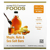 California Gold Nutrition, 食品,槭糖堅果海鹽營養棒,12 支,1.4 盎司(40 克)/支