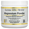 California Gold Nutrition, Magnesio en polvo para preparar bebidas, Explosión de naranja, 380 g (13,4 oz)