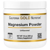 California Gold Nutrition, Nápoj z hořčíku v prášku, bez příchuti, 283 g (10 oz)