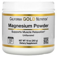 California Gold Nutrition, Minuman Serbuk Magnesium, Tidak Berperisa, 10 oz (283 g)