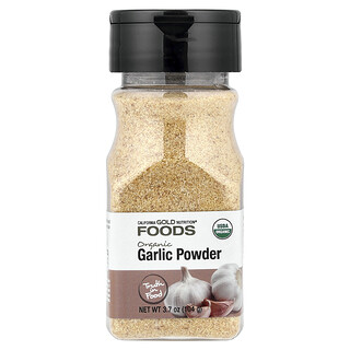 California Gold Nutrition, खाद्य पदार्थ, ऑर्गेनिक लहसुन पाउडर, 104 g
