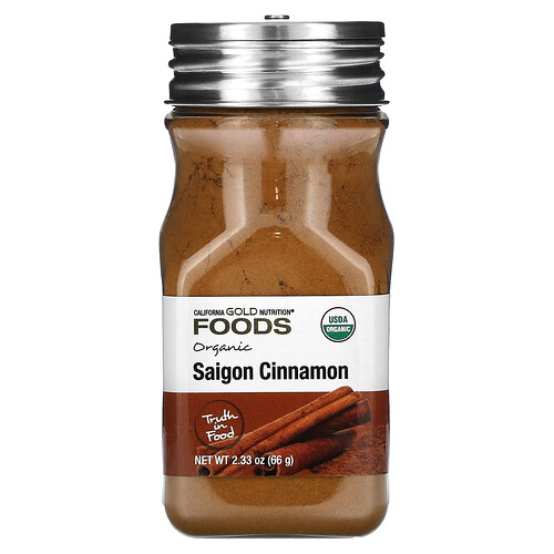 California Gold Nutrition Foods, Organic Saigon Cinnamon, 2.33 oz (66 g)