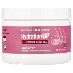 HydrationUP®, суміш для приготування електролітів із кальцієм, калієм, вітамінами C та E, ягідна суміш, 227 г (8 унцій)
