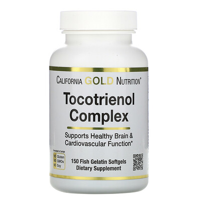 California Gold Nutrition комплекс токотриенолов, 150 рыбно-желатиновых капсул