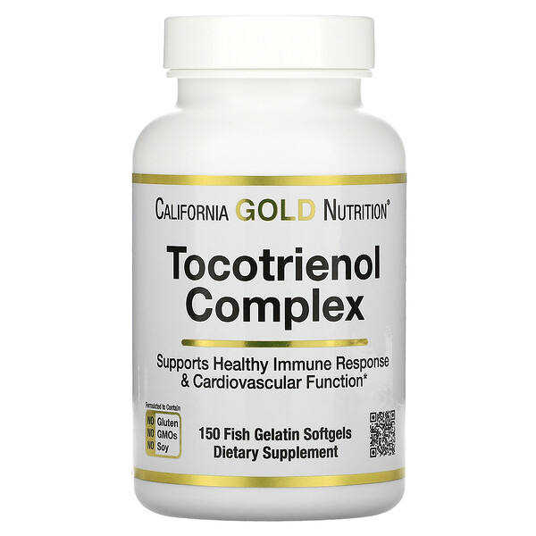 California Gold Nutrition‏, קומפלקס טוקוטריאנול, 150 כמוסות רכות מג'לטין דגים