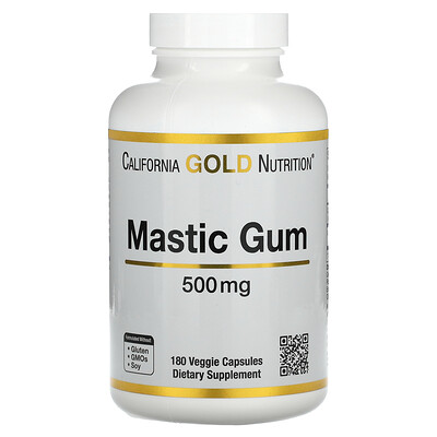 

California Gold Nutrition Mastic Gum 1 000 mg 180 Veggie Capsules