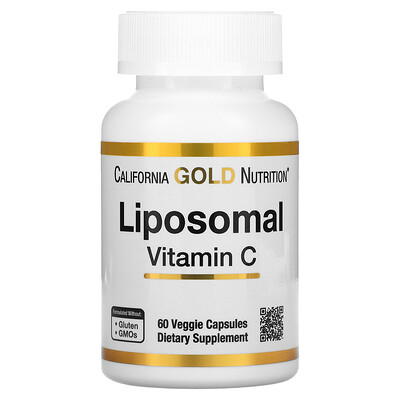 

California Gold Nutrition, Liposomal Vitamin C, 250 mg, 60 Veggie Capsules