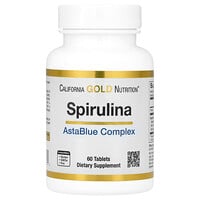 California Gold Nutrition, Spirulina, biologische AstaBlue Complex Blend, 60 tabletten