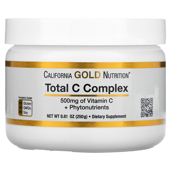 California Gold Nutrition, TotalΒ C, ΠΊΠΎΠΌΠΏΠ»Π΅ΠΊΡ Ρ Π²ΠΈΡΠ°ΠΌΠΈΠ½ΠΎΠΌΒ C ΠΈ ΡΠΈΡΠΎΠ½ΡΡΡΠΈΠ΅Π½ΡΠ°ΠΌΠΈ, 500Β ΠΌΠ³, 250Β Π³ (8,81Β ΡΠ½ΡΠΈΠΈ)