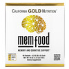 California Gold Nutrition, MEM Food, для поддержки памяти и когнитивных функций, 60 пакетиков по 8,5 г (0,3 унции)
