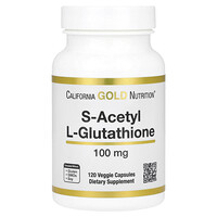 California Gold Nutrition, S-乙酰-L-谷胱甘肽，100 毫克，120 粒素食胶囊