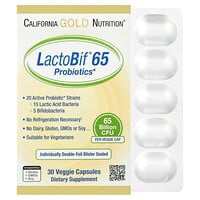 LactoBif®（ラクトビフ）65プロバイオティクス、ベジカプセル30粒