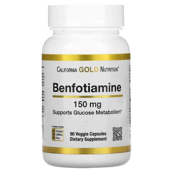 Benfotiamine, 150 mg, 90 Veggie Capsules