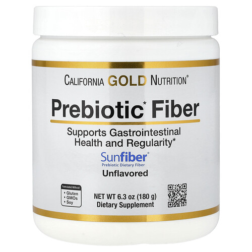 California Gold Nutrition Prebiotic Fiber, 6.3 oz (180 g)