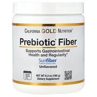California Gold Nutrition, Prebiotic Fiber, präbiotische Ballaststoffe, 180 g (6,3 oz.)