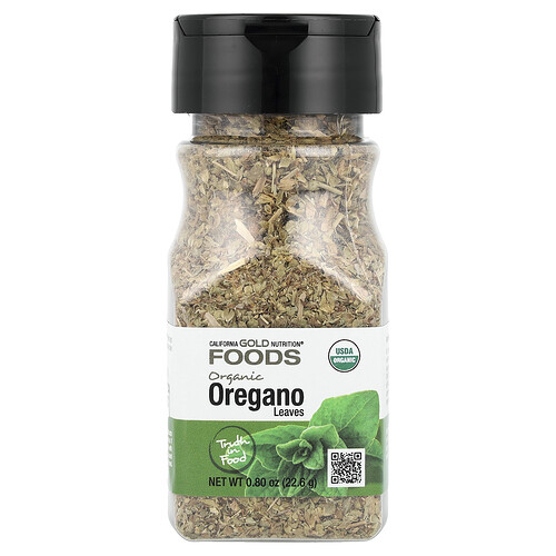 California Gold Nutrition Foods, Organic Oregano, 0.8 oz (22.6 g)