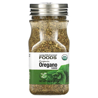 California Gold Nutrition, FOODS - Organic Oregano, 0.80 oz (22.6 g)