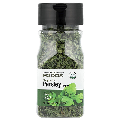 California Gold Nutrition Foods, Organic Parsley, 0.36 oz (10.2 g)