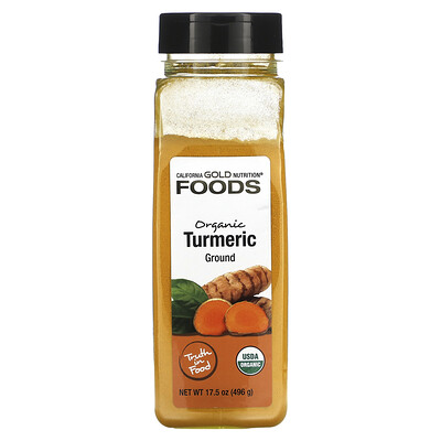

California Gold Nutrition FOODS - Organic Turmeric Ground 17.5 oz (496 g)