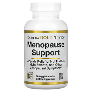 California Gold Nutrition, Menopause Support لدعم انقطاع الطمث، 90 كبسولة نباتية