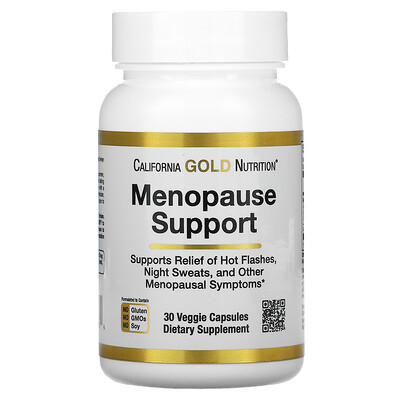 

California Gold Nutrition, Menopause Support, 30 Veggie Capsules