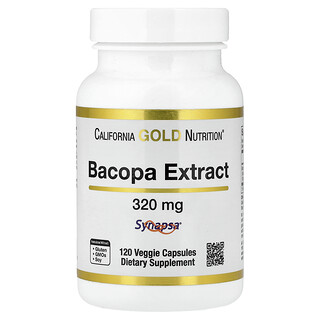 California Gold Nutrition, Extrait d’hysope d’eau, 320 mg, 120 capsules végétariennes