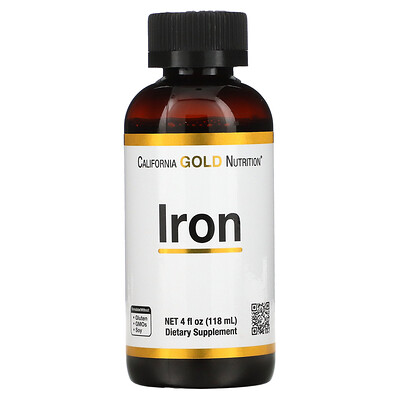 

California Gold Nutrition, Iron, 4 fl oz (118 ml)