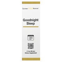 California Gold Nutrition, 굿나잇 슬립, 신선한 밀키오트씨 세인트존스워트, 골무꽃, 시계꽃 허브 함유, 30ml(1fl oz)