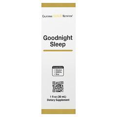 Goodnight Sleep, засіб для спокійного сну зі свіжим насінням молочного вівса, звіробоєм, шоломницею та пасифлорою, 30 мл (1 рідк. унція)