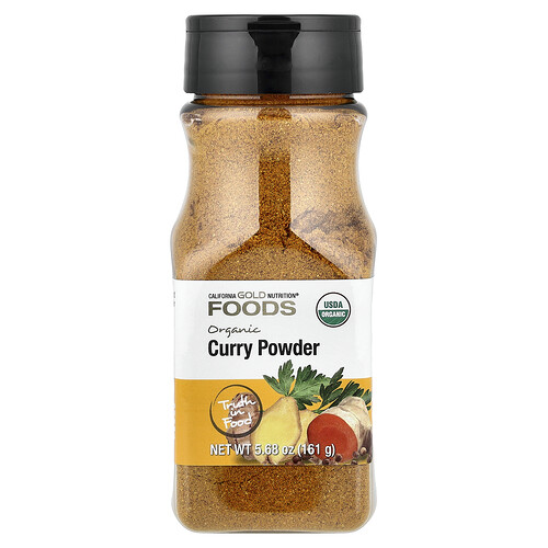 California Gold Nutrition, Foods, Organic Curry Powder, Bio-Currypulver, 161 g (5,68 oz.)
