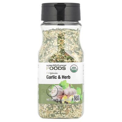 Product Image for California Gold Nutrition, Foods, Organic Garlic & Herb, 5.93 oz (168 g)