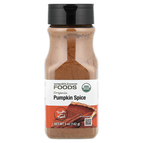 California Gold Nutrition Foods, Organic Pumpkin Spice, 5 oz (142 g)