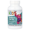 California Gold Nutrition, Huile de poisson riche en oméga-3 pour enfants, Arôme naturel de fraise, 60 capsules à enveloppe molle à base de gélatine de poisson