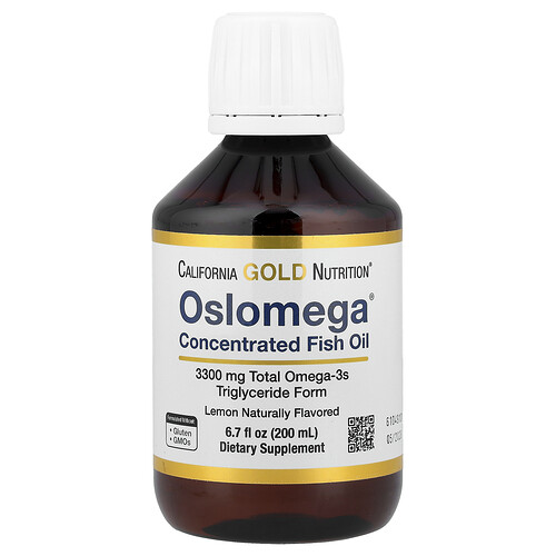 California Gold Nutrition, 200 ml de omega 3