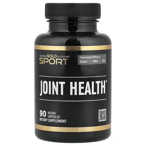 California Gold Nutrition スポーツ ジョイント ヘルス MSM、グルコサミン、コンドロイチン硫酸、ウコン、ボスウェリア配合 ベジカプセル90粒